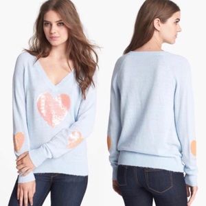 Wildfox White Label Happy Heart Sweater NWT